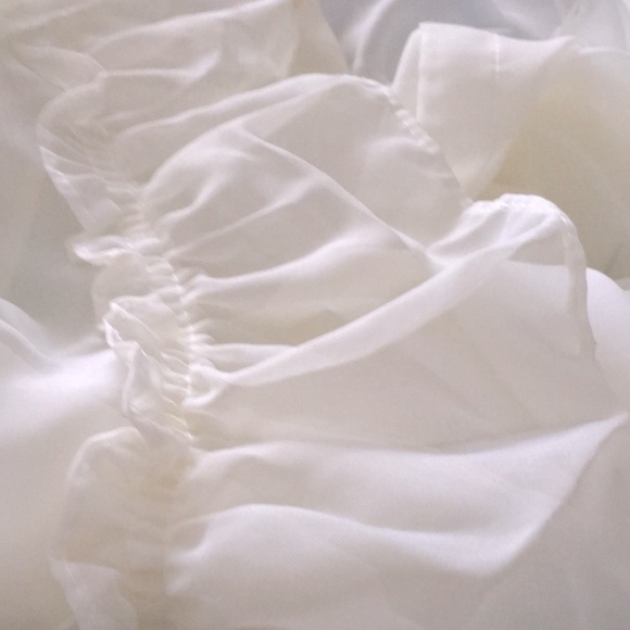 2 Panels White Sheer Curtains 58” Wide x 60” Long - Picture 8 of 10